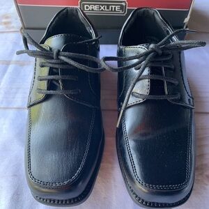 Drexlite Luke Black Lace Up Dress Shoe Size 12W